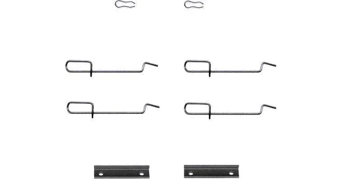 HELLA - 8DZ355202341 - Комплектующие, колодки дискового тормоза