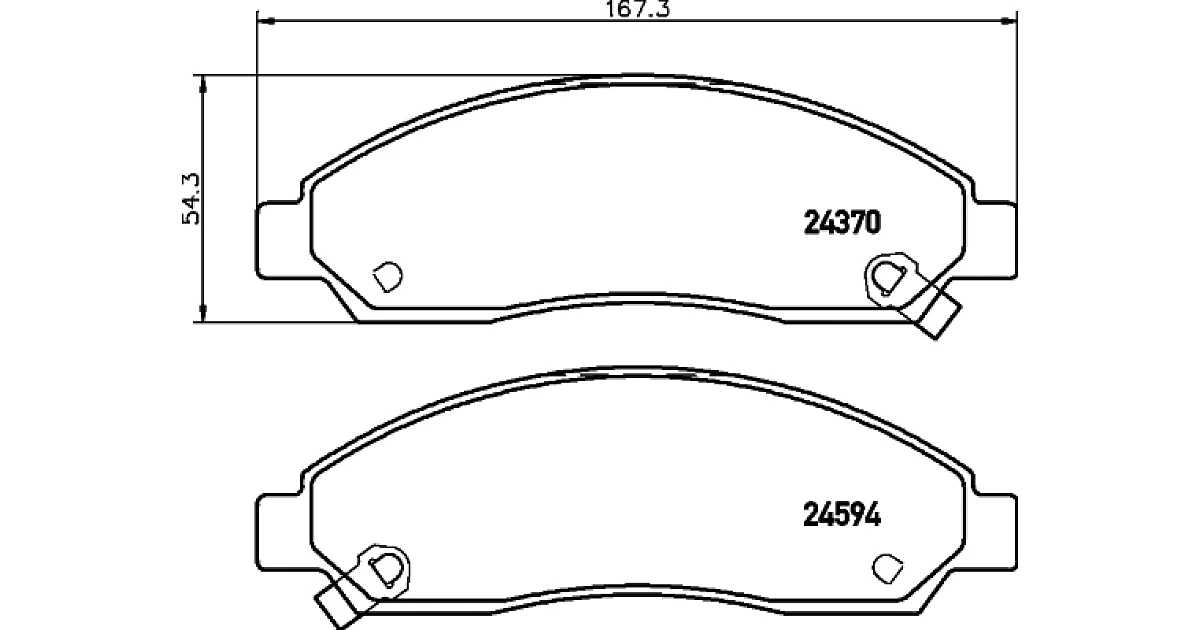 8DB355013291 - HELLA - Комплект тормозных колодок, дисковый тормоз