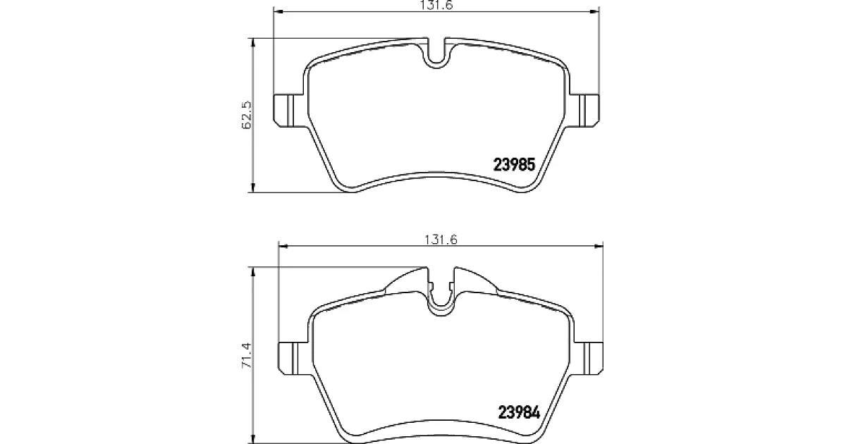 8DB355016041 - HELLA - Комплект тормозных колодок, дисковый тормоз