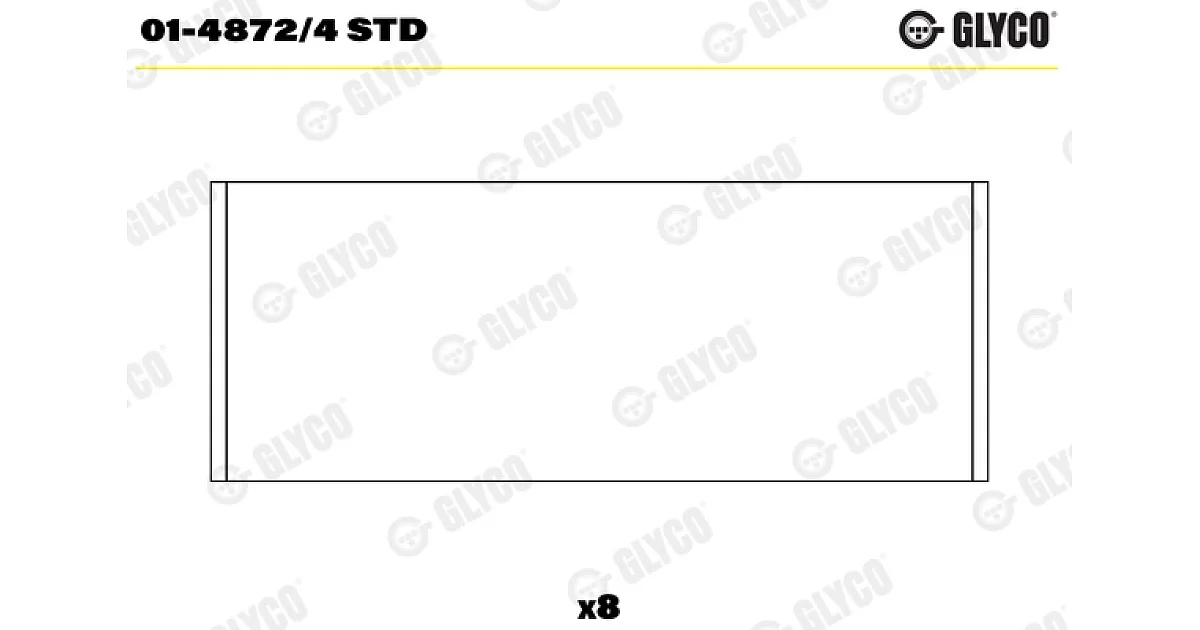 GLYCO - 0148724STD - Шатунный подшипник