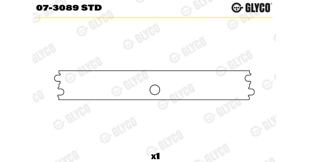 GLYCO 07-3089 STD (073089STD), Втулка, рычаг