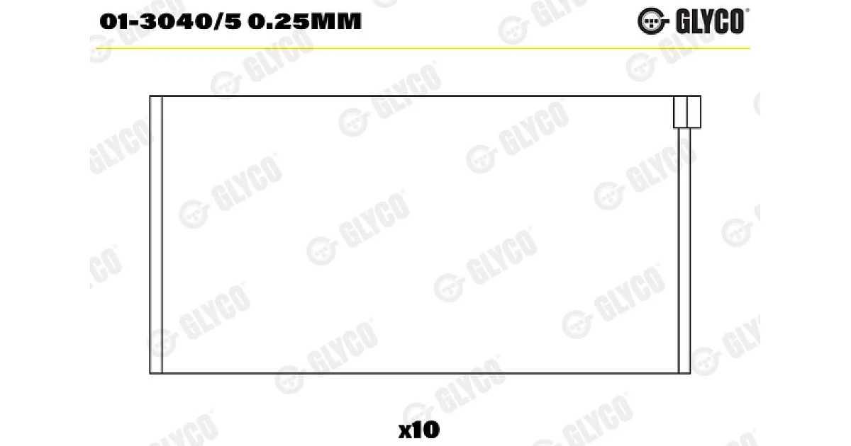 GLYCO - 0130405025MM - Шатунный подшипник