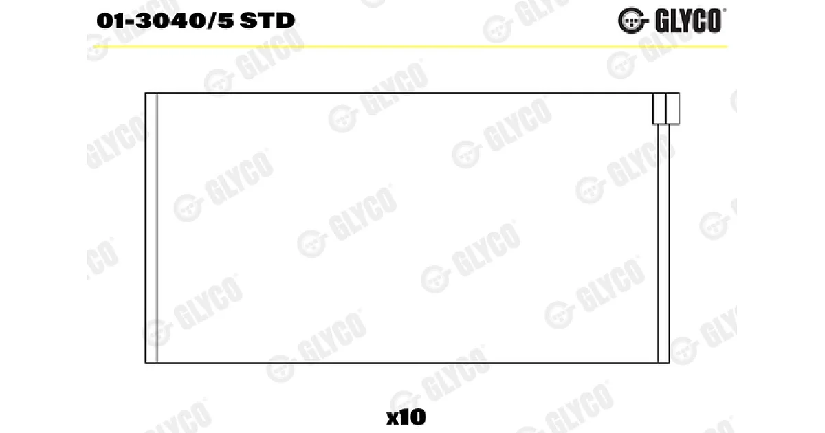 GLYCO - 0130405STD - Шатунный подшипник