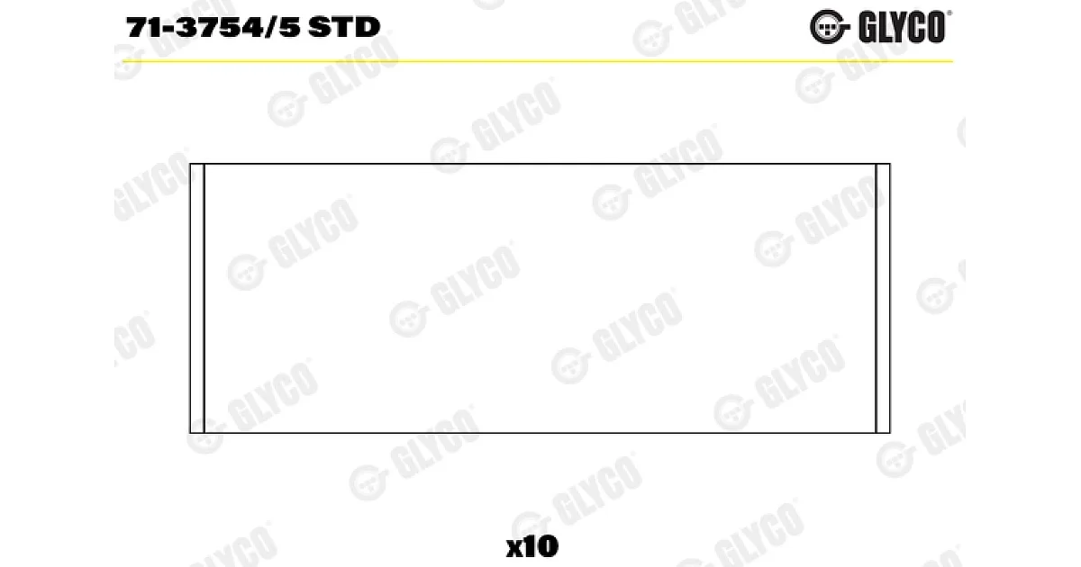 7137545STD - GLYCO - Шатунный подшипник