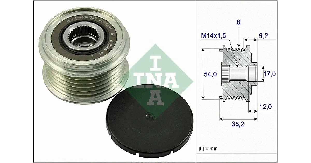 535026310 - SCHAEFFLER - Механизм свободного хода генератора