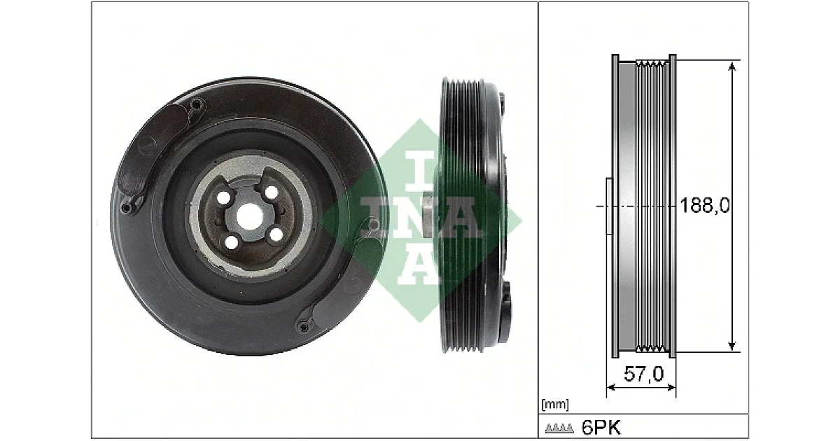544000210 - SCHAEFFLER - Ременный шкив, коленчатый вал