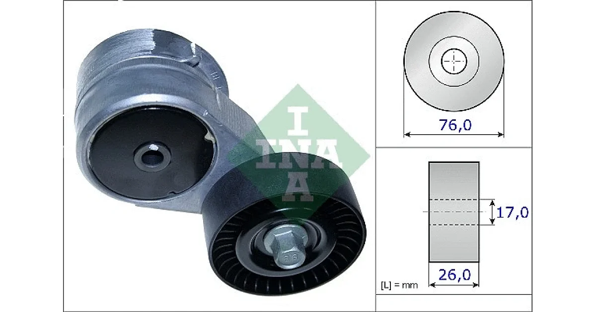 534041710 - SCHAEFFLER - Натяжитель ремня, клиновой зубча