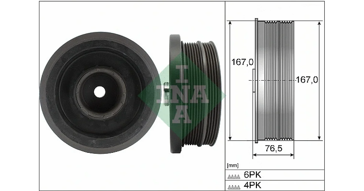 544008210 - SCHAEFFLER - Ременный шкив, коленчатый вал