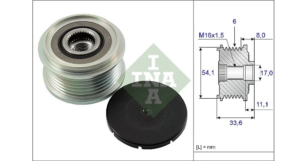 535005910 - SCHAEFFLER - Механизм свободного хода генератора