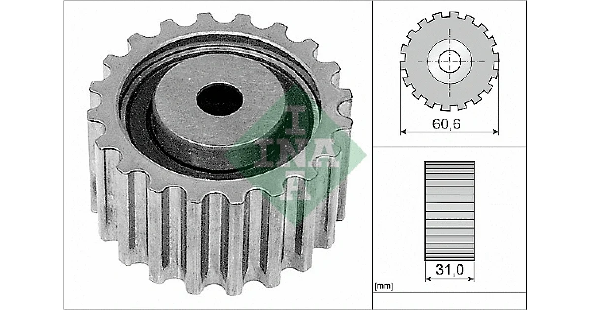 532022010 - SCHAEFFLER - Паразитный / Ведущий ролик, зубчатый ремень