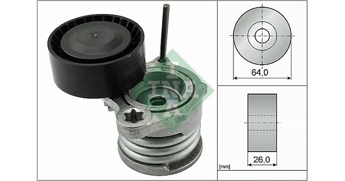 534033110 - SCHAEFFLER - Натяжитель ремня, клиновой зубча