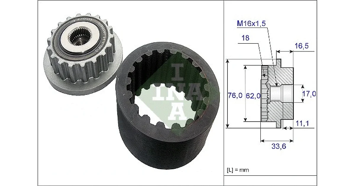535018610 - SCHAEFFLER - Комплект эластичной муфты сцепления