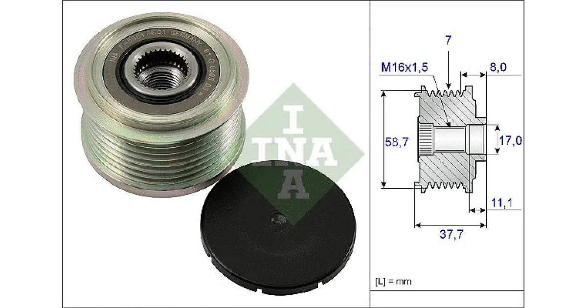 535012810 - SCHAEFFLER - Механизм свободного хода генератора