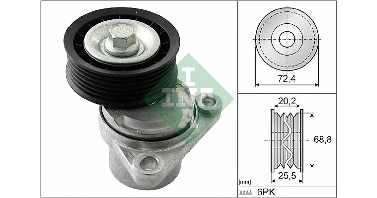 534032610 - SCHAEFFLER - Натяжитель ремня, клиновой зубча
