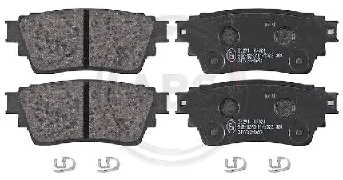 A.B.S. 35291, Комплект тормозных колодок, дисковый тормоз