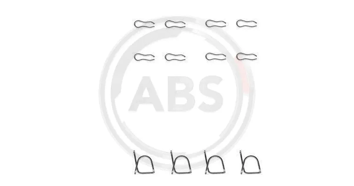0939Q - A.B.S. - Комплектующие, колодки дискового тормоза