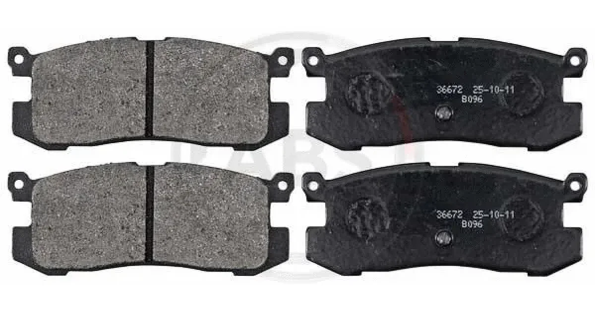 A.B.S. 36672, Комплект тормозных колодок, дисковый тормоз