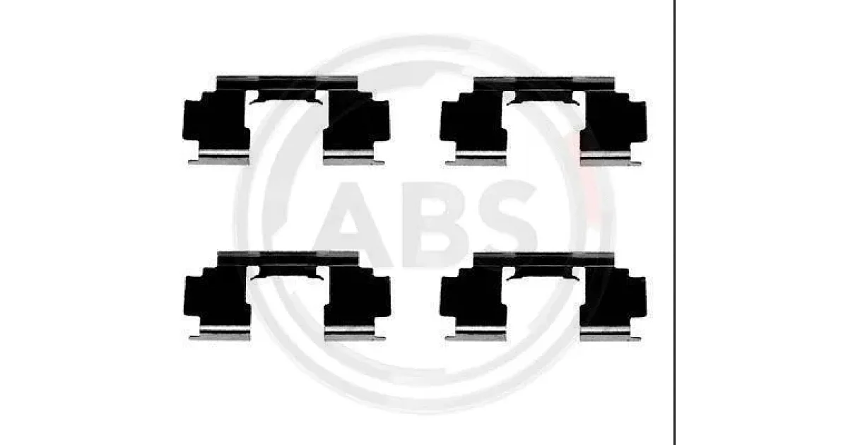 1276Q - A.B.S. - Комплектующие, колодки дискового тормоза