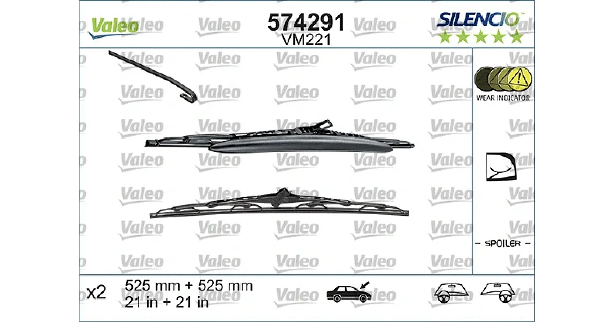 574291 - VALEO - Щетка стеклоочистителя