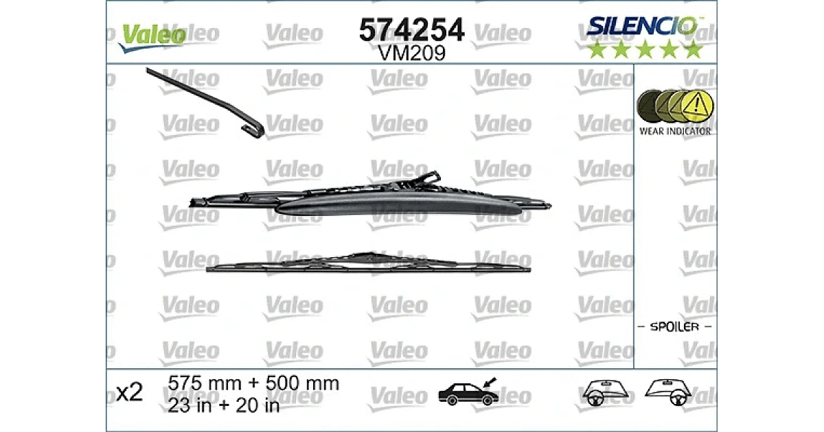 574254 - VALEO - Щетка стеклоочистителя