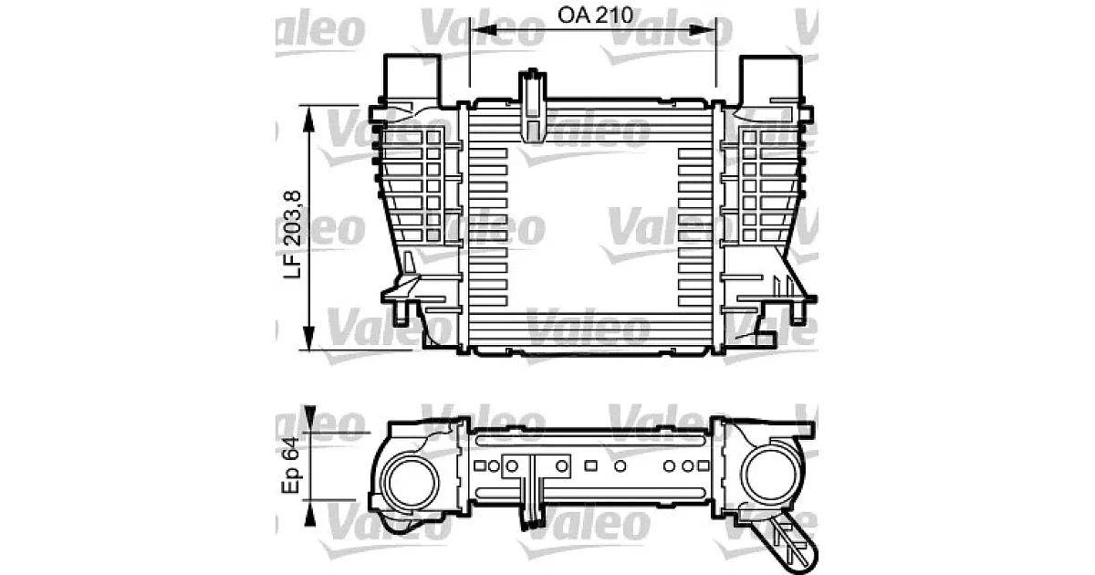 817999 - VALEO - Интеркулер
