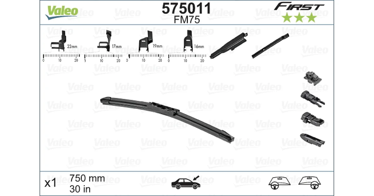 575011 - VALEO - Щетка стеклоочистителя