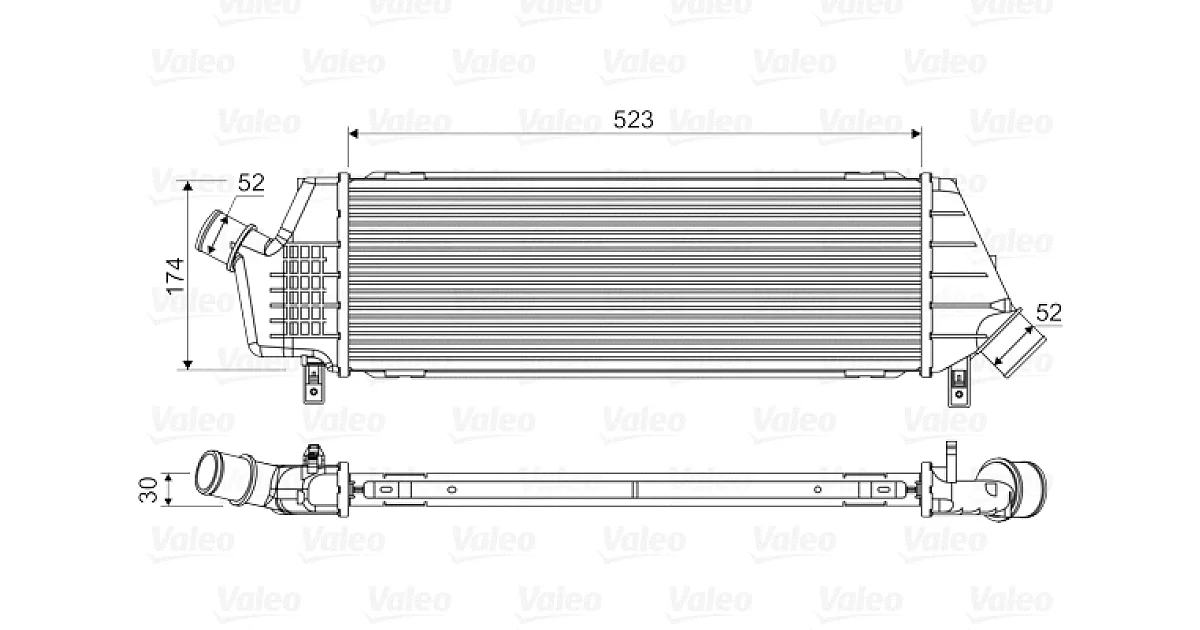 818354 - VALEO - Интеркулер