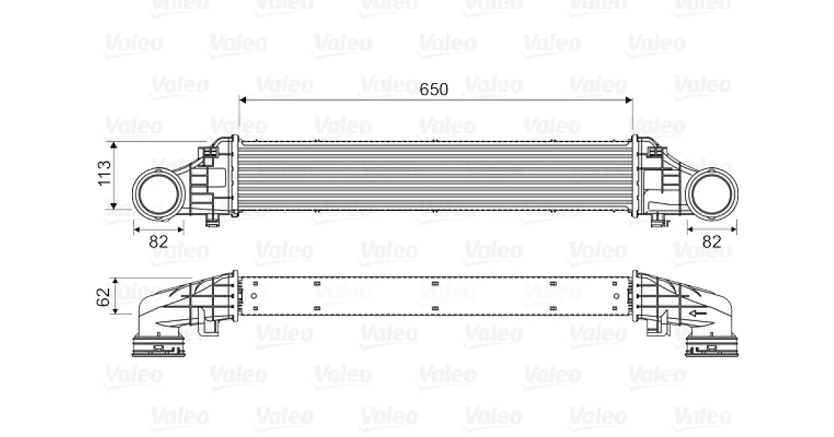 818587 - VALEO - Интеркулер