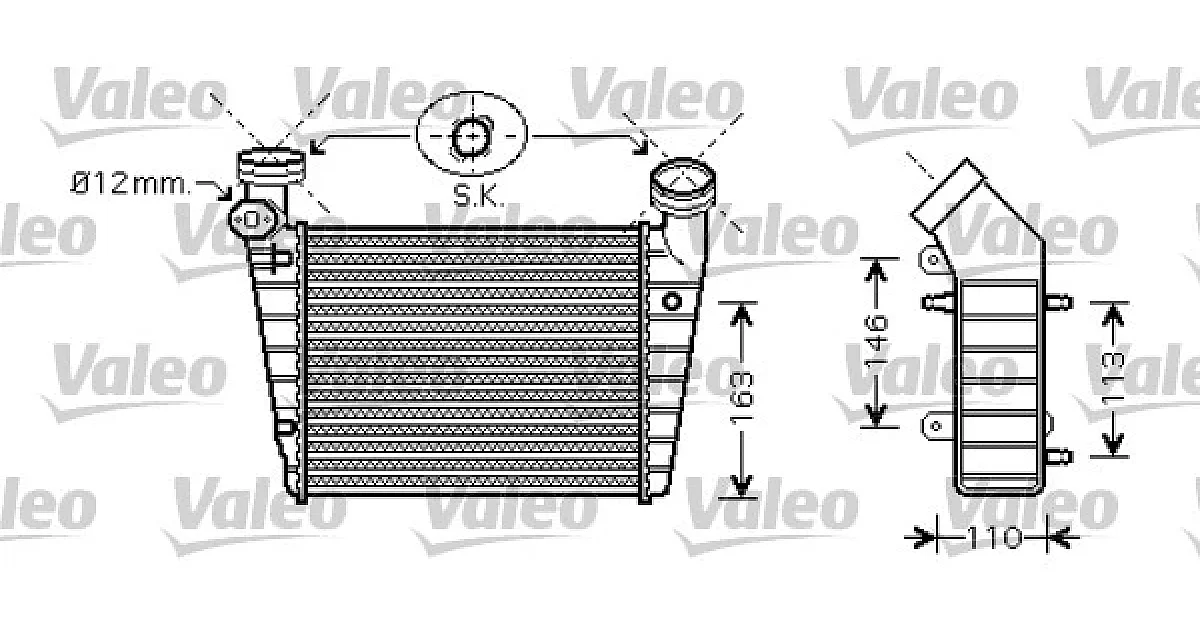 818720 - VALEO - Интеркулер