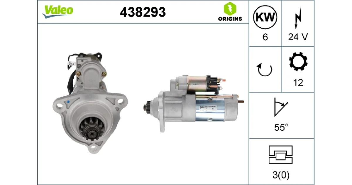 VALEO 438293, Стартер