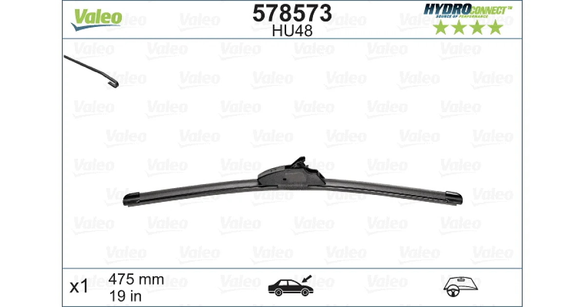 578573 - VALEO - Щетка стеклоочистителя