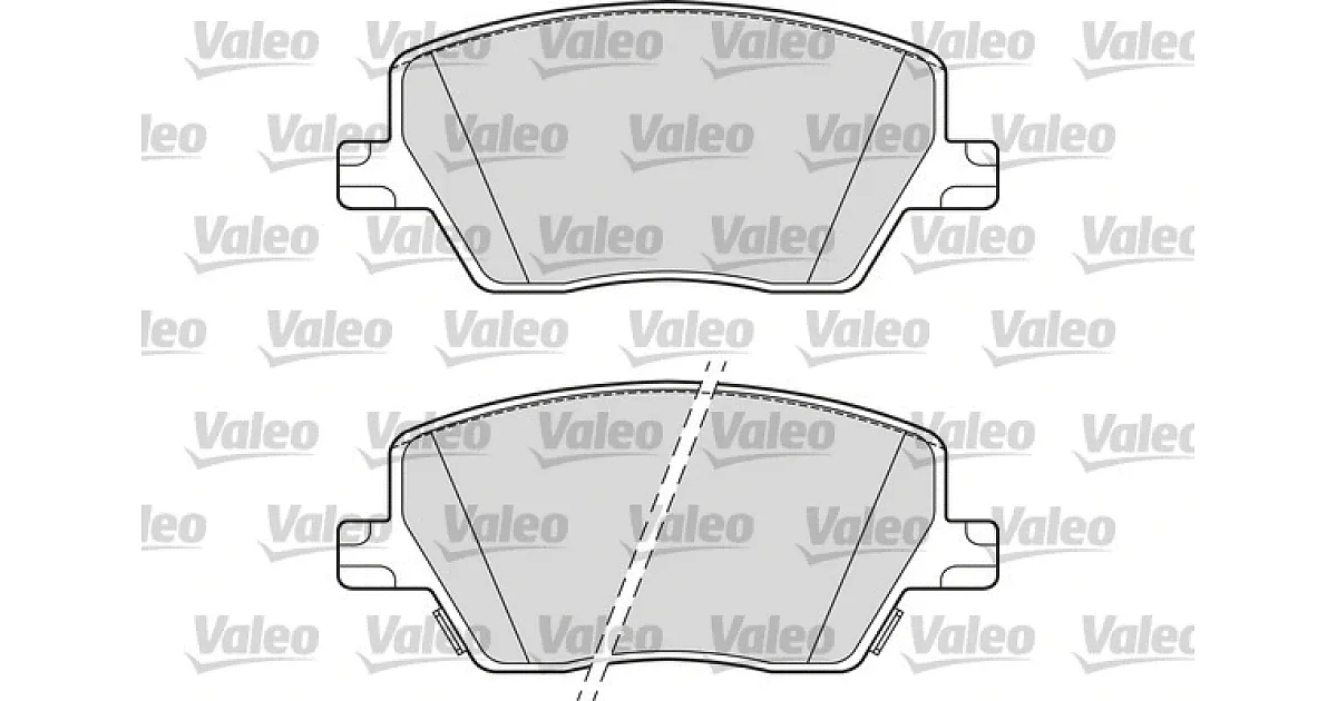 302319 - VALEO - Комплект тормозных колодок, дисковый тормоз