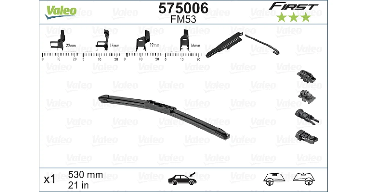 VALEO 575006, Щетка стеклоочистителя