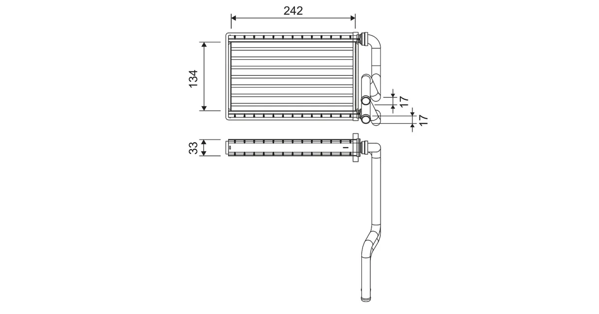 811578 - VALEO - Теплообменник, отопление салона