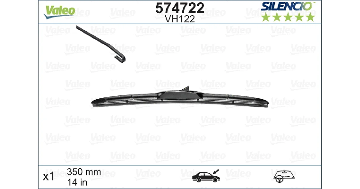 574722 - VALEO - Щетка стеклоочистителя