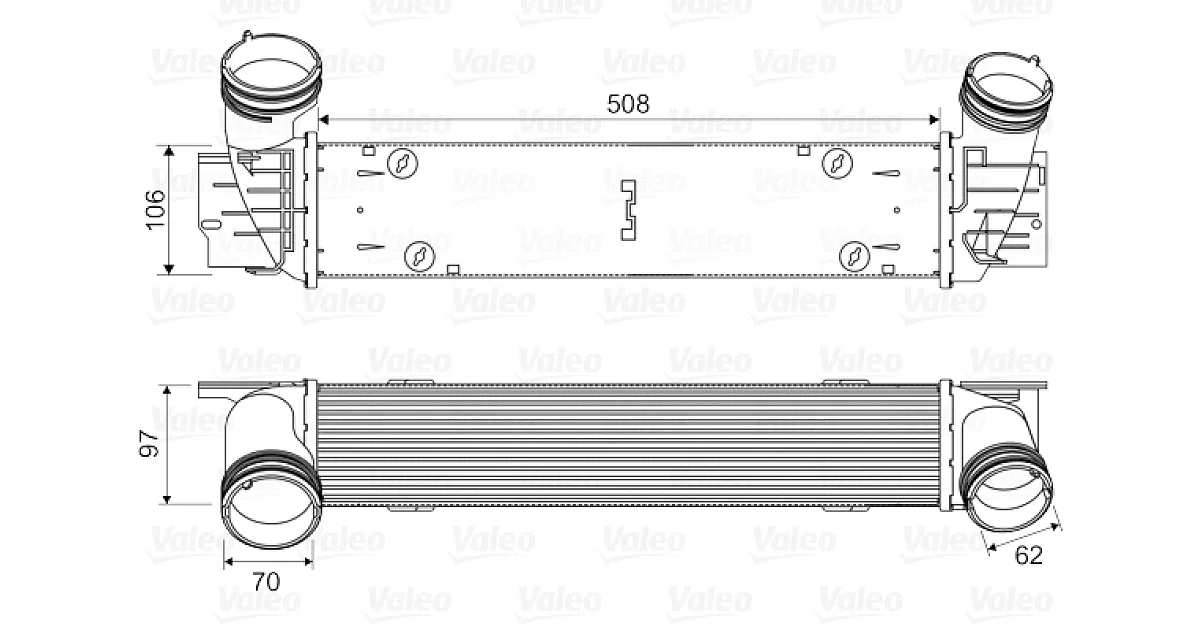 818594 - VALEO - Интеркулер