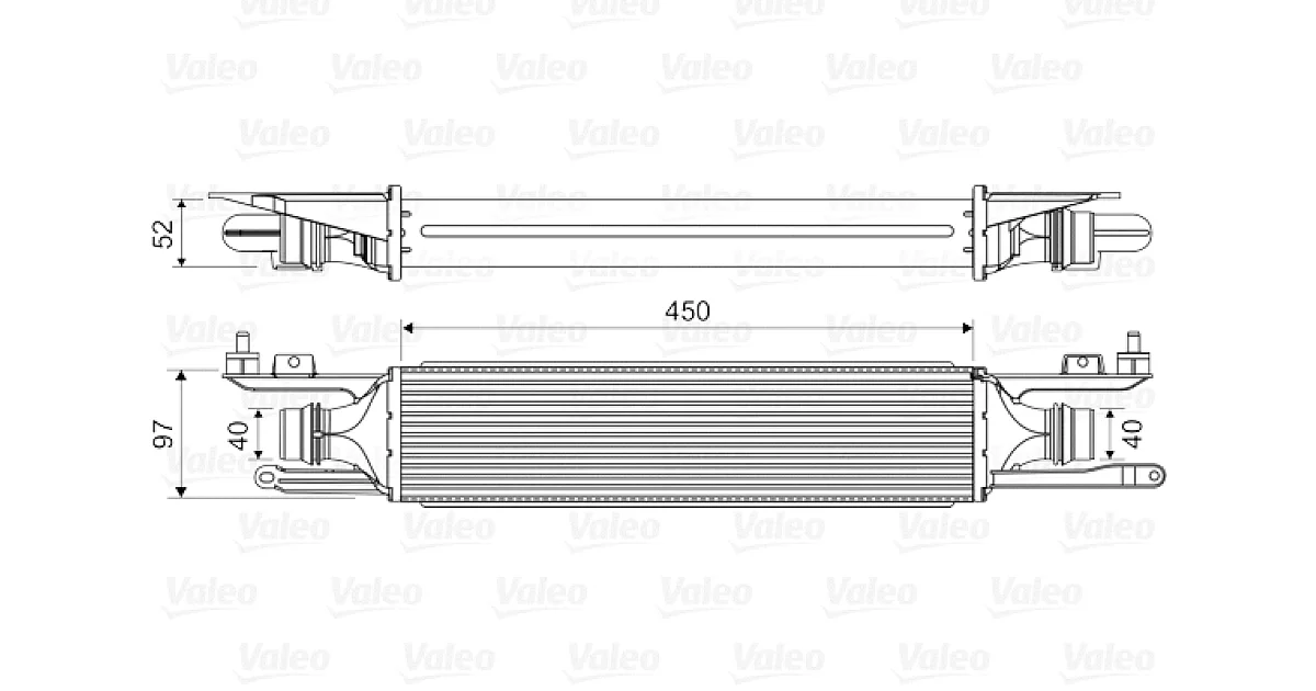 818578 - VALEO - Интеркулер