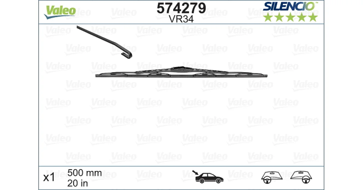 574279 - VALEO - Щетка стеклоочистителя