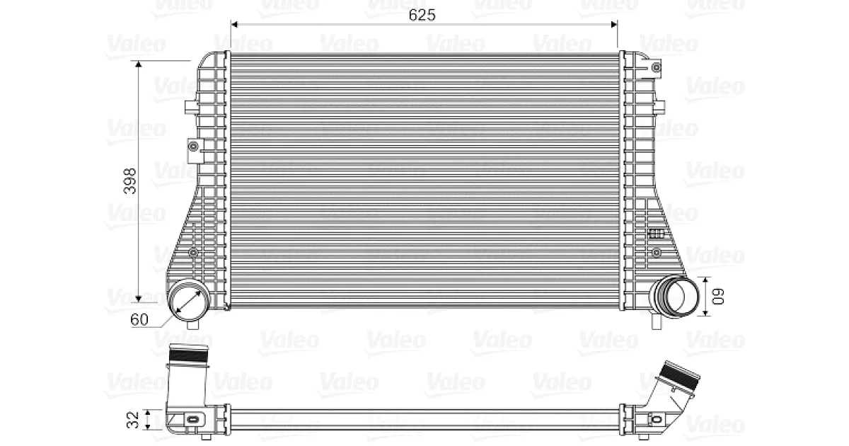 818339 - VALEO - Интеркулер