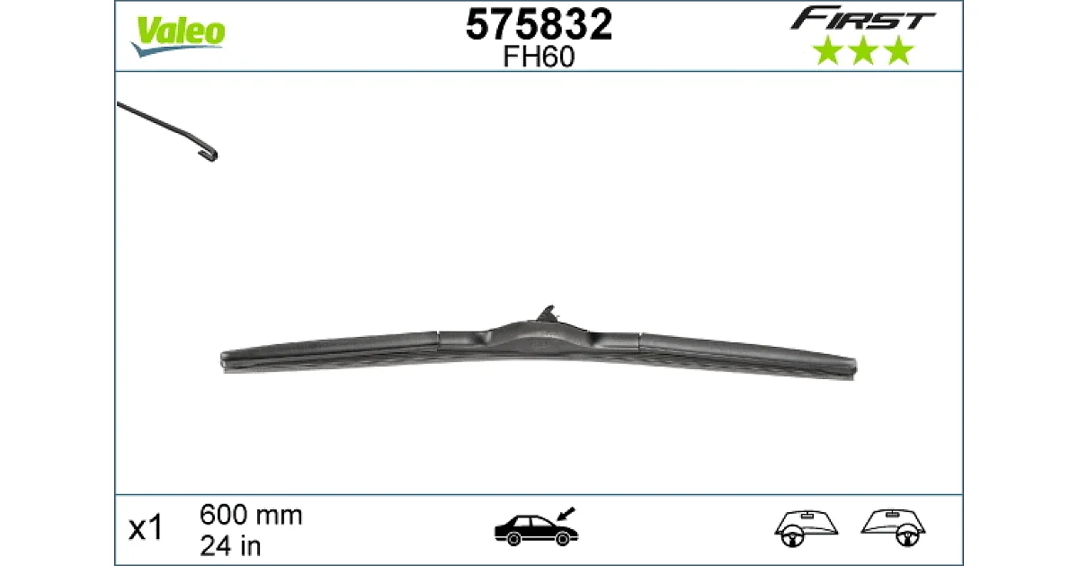 575832 - VALEO - Щетка стеклоочистителя