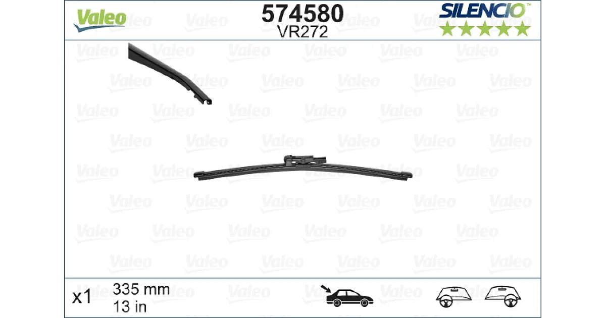 VALEO 574580, Щетка стеклоочистителя
