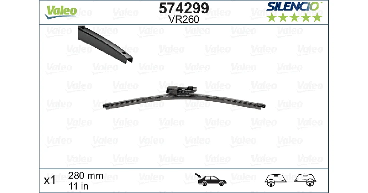574299 - VALEO - Щетка стеклоочистителя