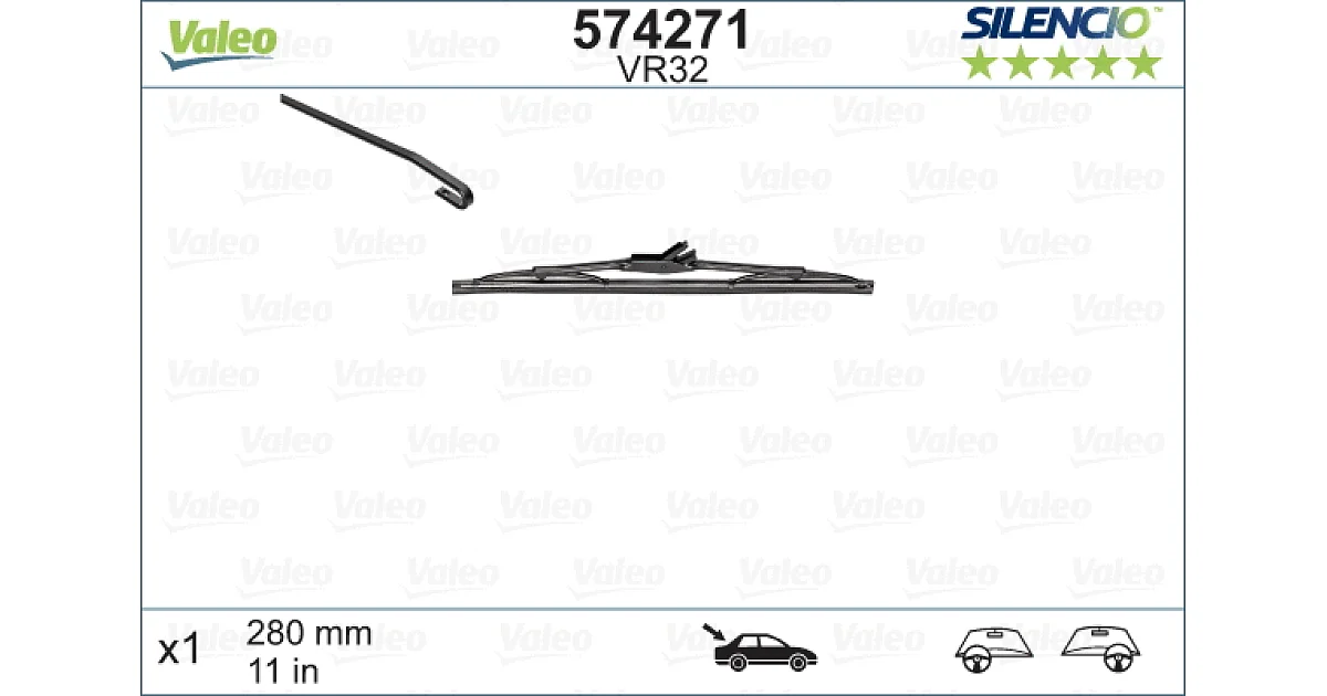 VALEO 574271, Щетка стеклоочистителя