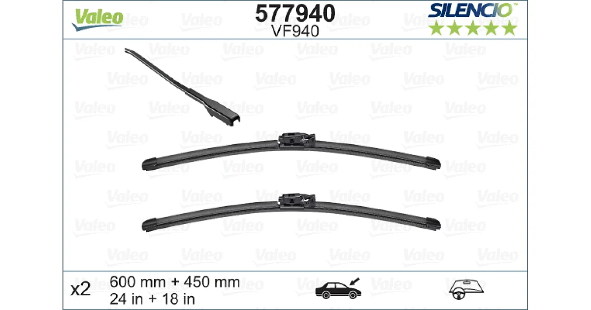 VALEO 577940, Щетка стеклоочистителя