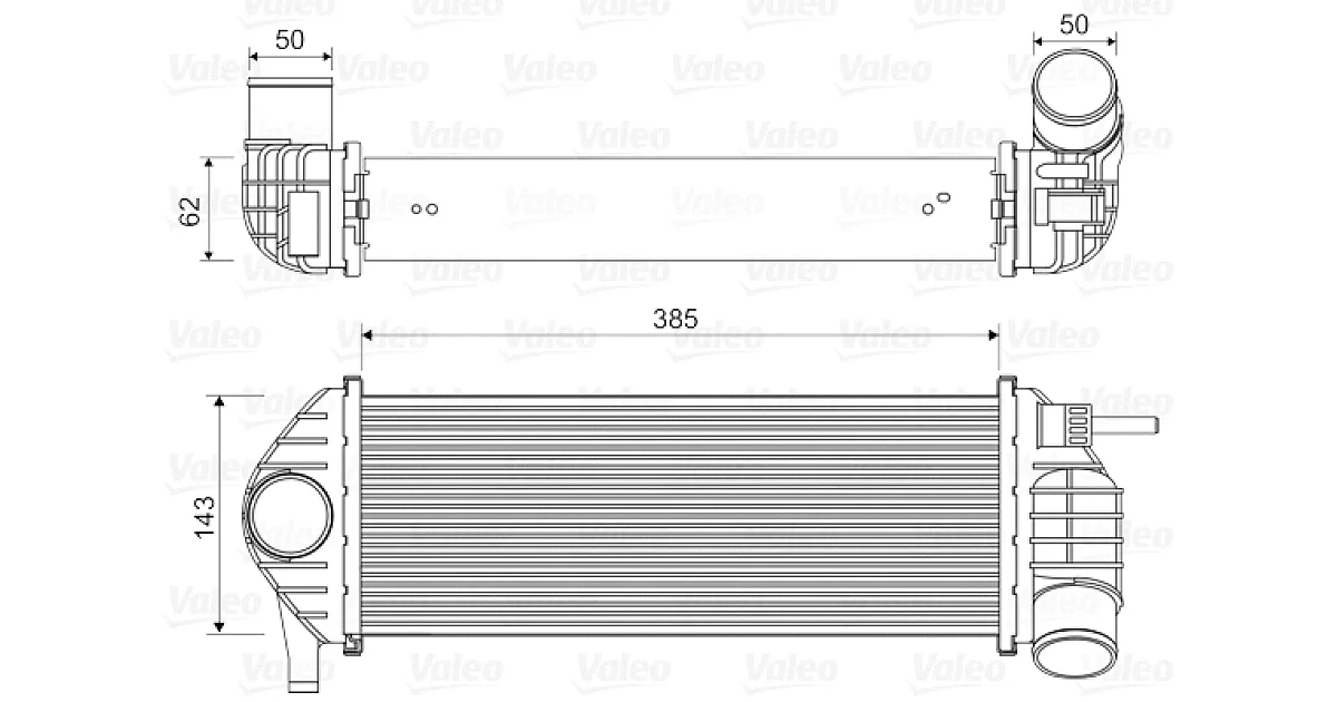 818584 - VALEO - Интеркулер
