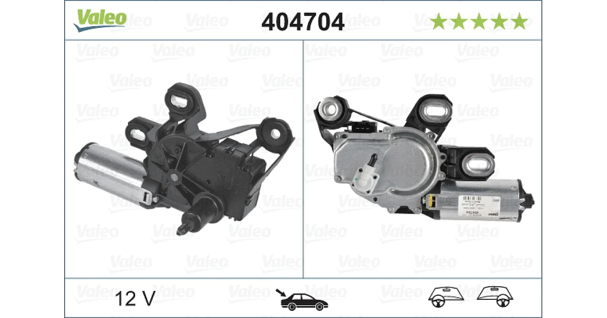VALEO 404704, Двигатель стеклоочистителя