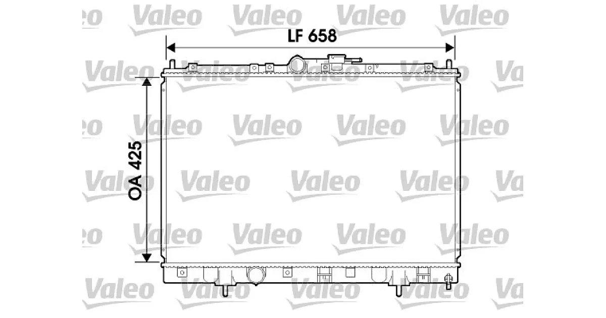 734198 - VALEO - Радиатор, охлаждение двигателя