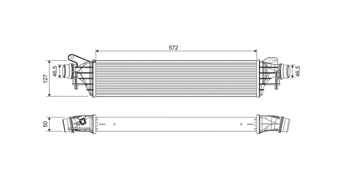 VALEO 822909, Интеркулер