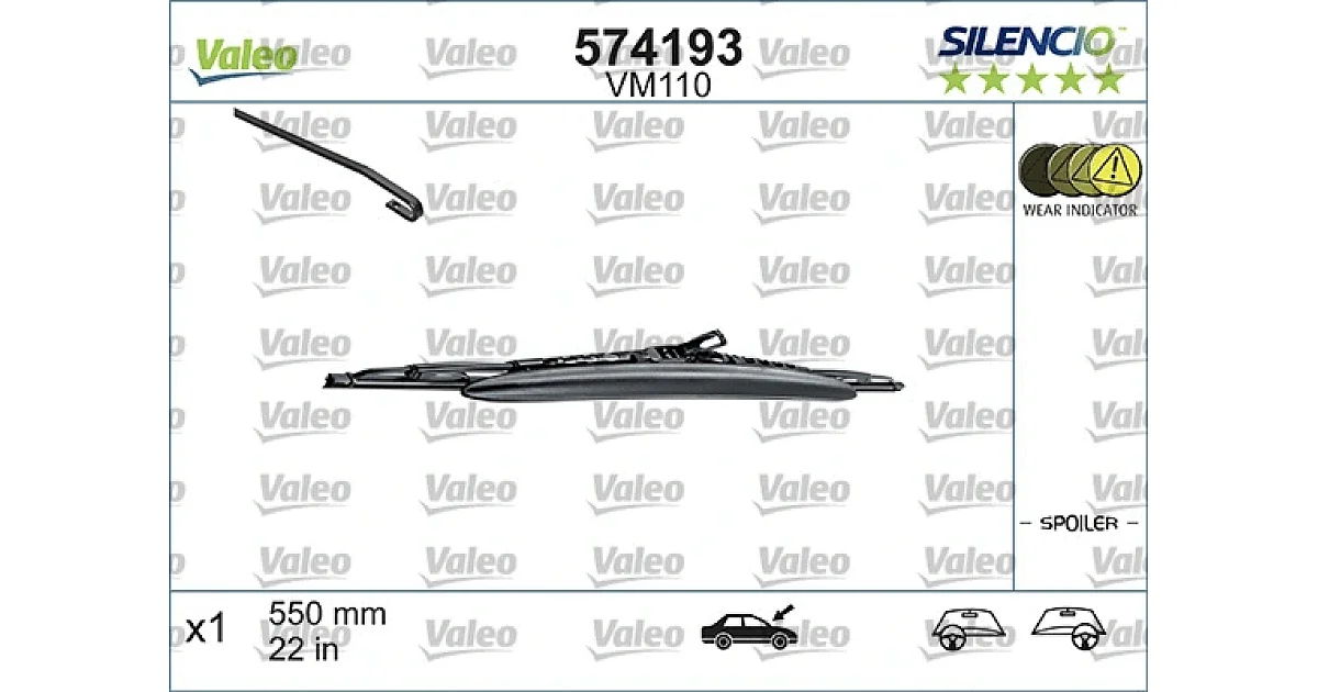574193 - VALEO - Щетка стеклоочистителя