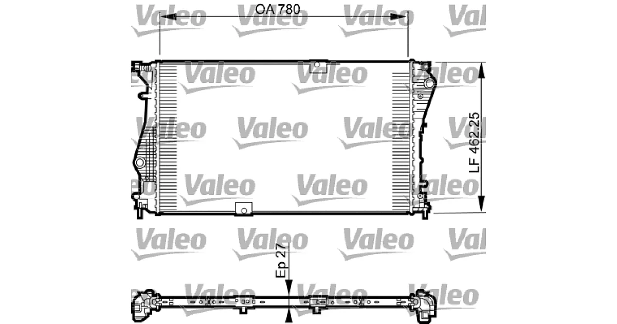 VALEO 735599, Радиатор, охлаждение двигателя